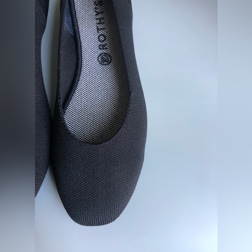 Rothy’s Black Knit Classic Loafers Ballet Flat Size: W13 - Picture 7 of 12
